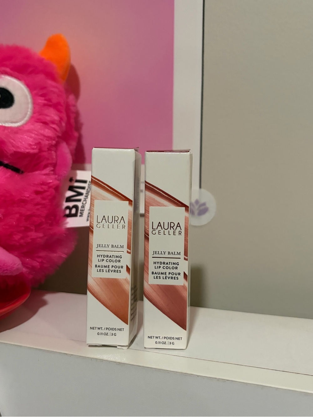 Laura Geller Jelly Balm Hydrating Lip Color - COMBO 2x1